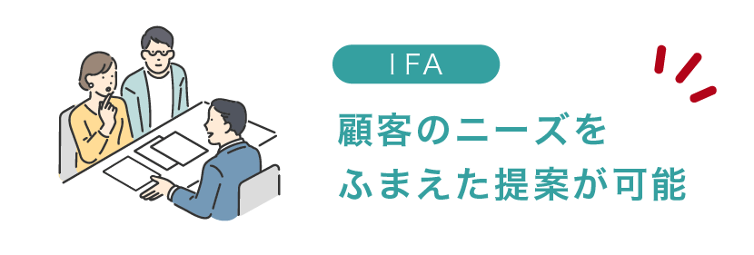 銀行、証券会社、IFAの違い①販売スタンス